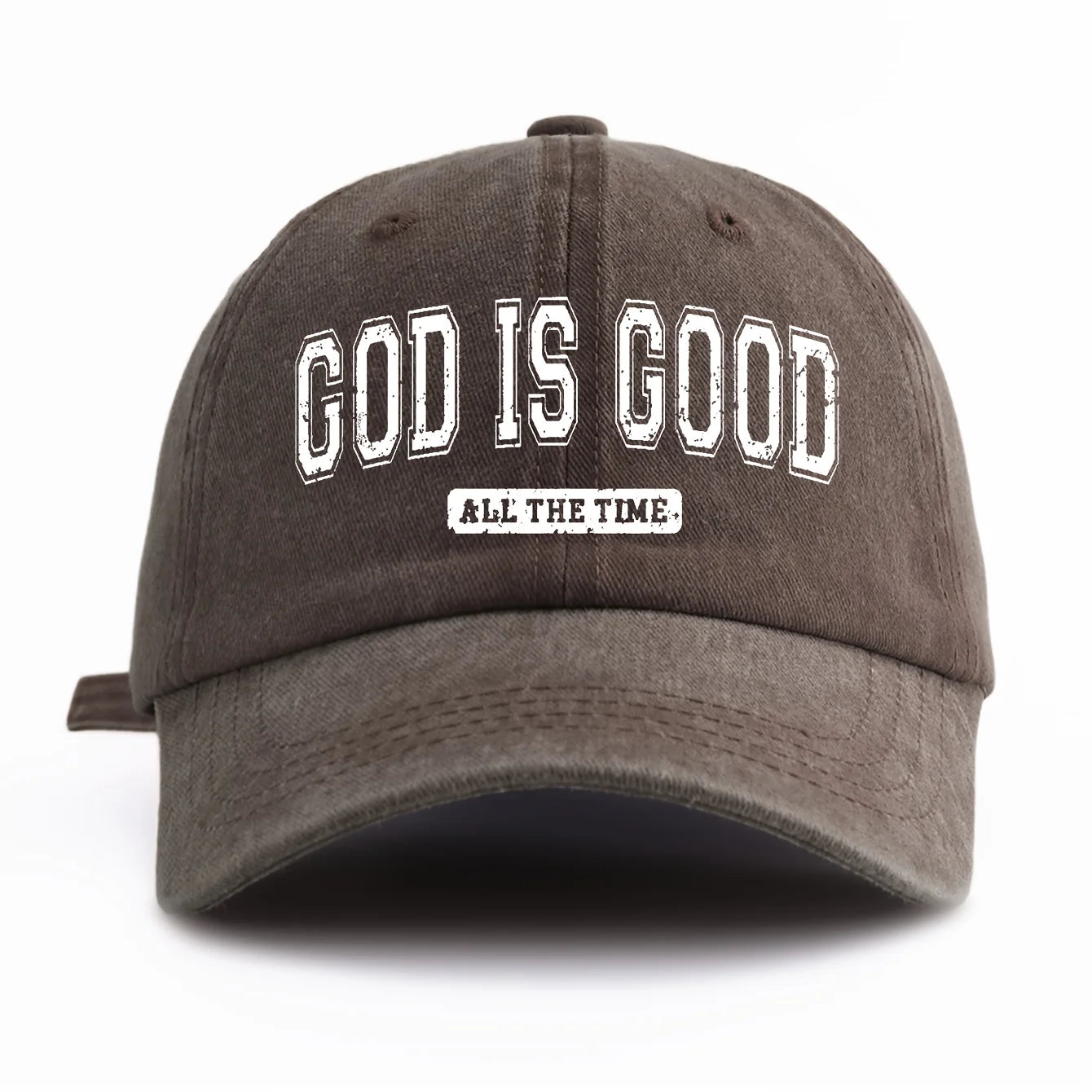 GOD IS GOOD Printed Water Washed Cap collection