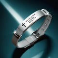 Matthew 19:26 Silver Bracelet