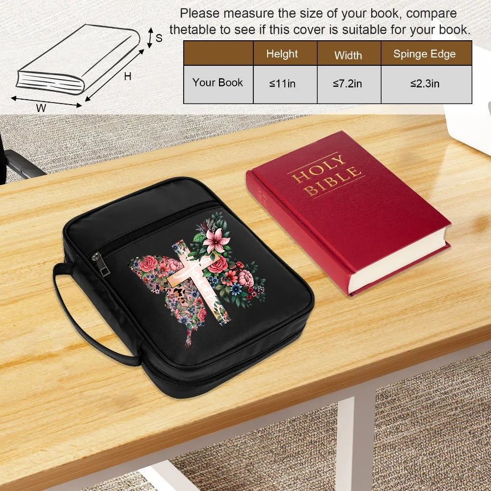 Floral Butterfly Bible Case