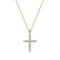 Diamond Cross Pendant Necklace