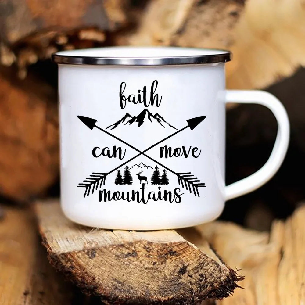 Faith Can Move Mountains Camping Mug Collection