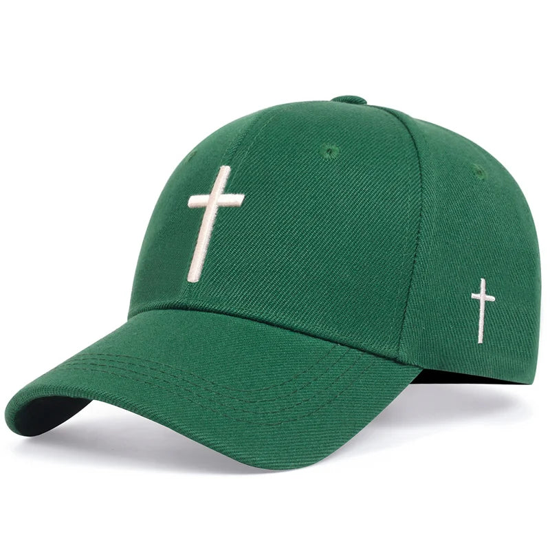 Cross Embroidery Baseball Cap