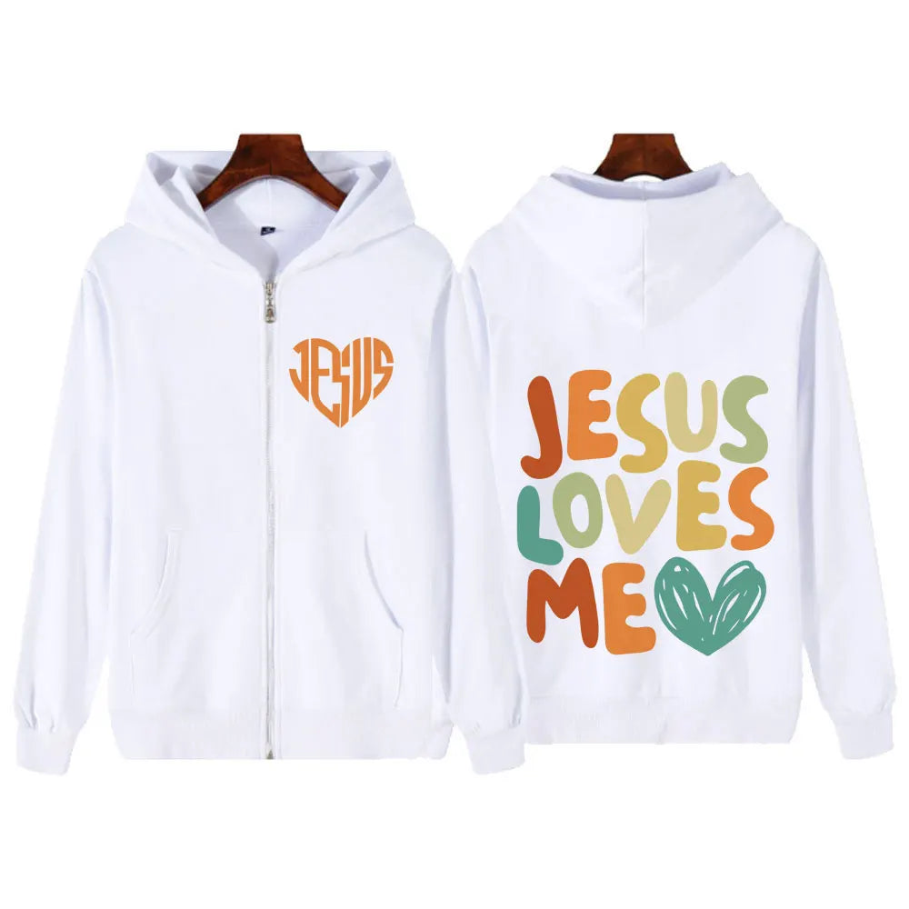 Jesus Loves Me Zip Hoodie Collection