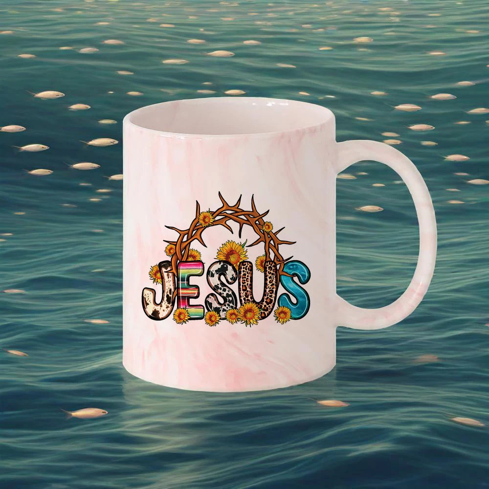 Colorful Ceramic Christian Mug Collection