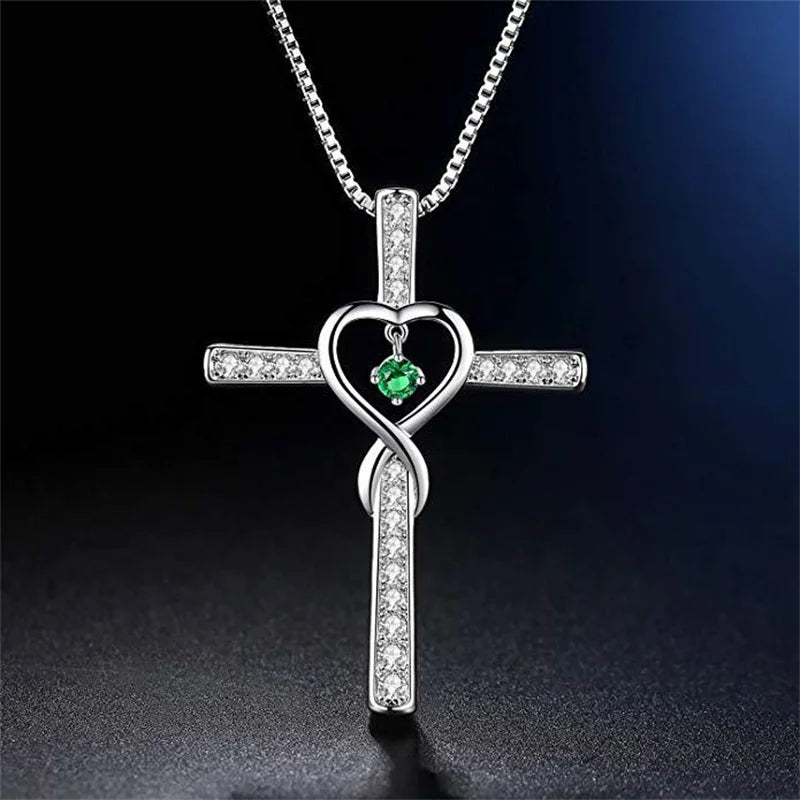 Eternal Love Crystal Cross