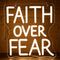 Faith Over Fear LED Neon Sign