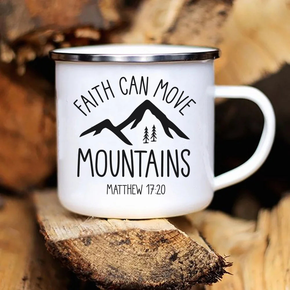 Faith Can Move Mountains Camping Mug Collection