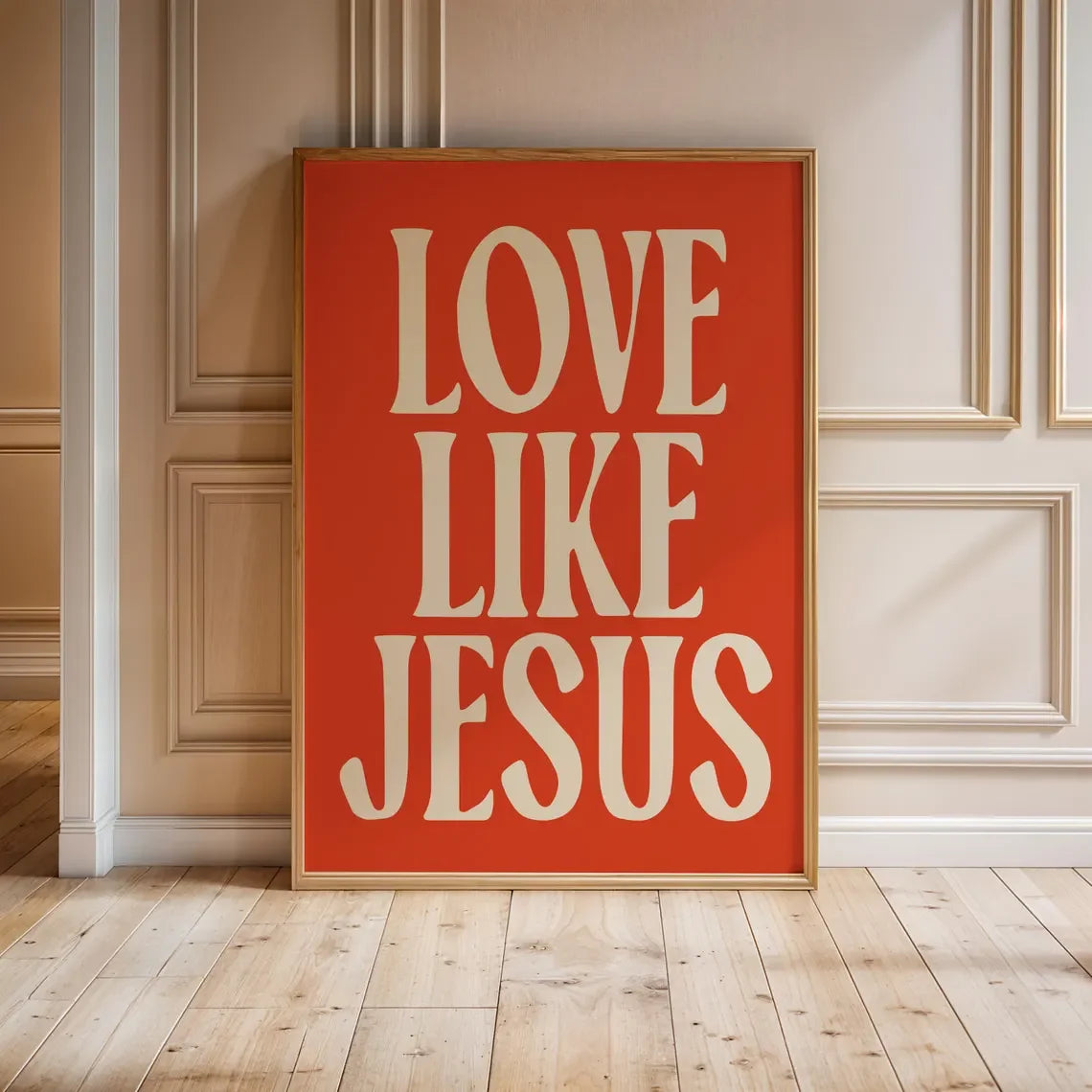 Love Like Jesus Canvas Poster Collection