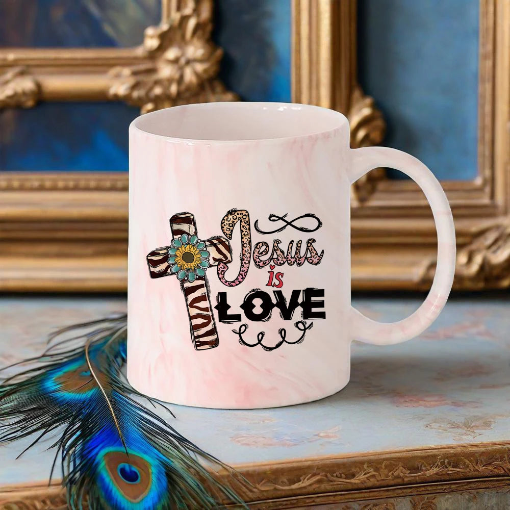 Colorful Ceramic Christian Mug Collection