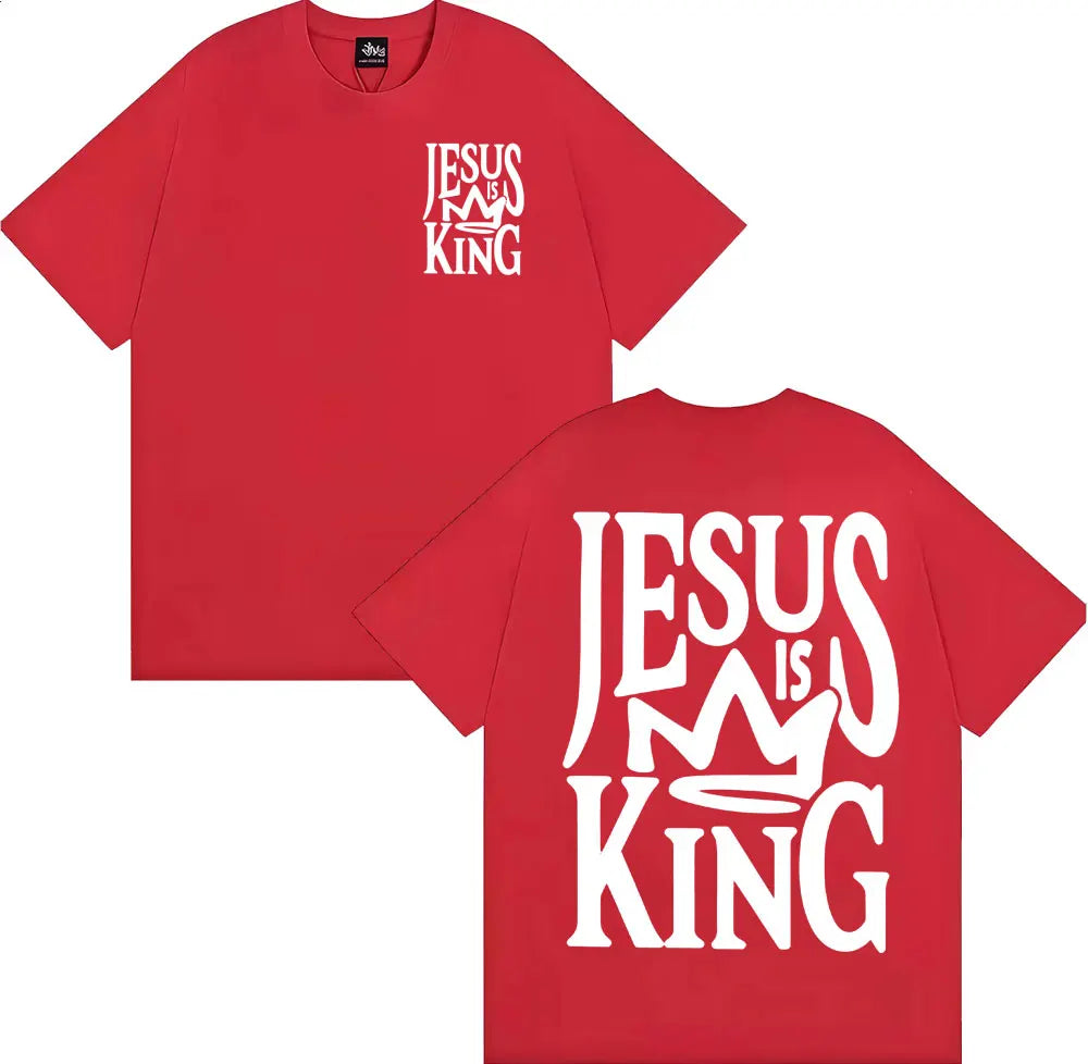 JESUS IS KING Oversized Vintage T-Shirt