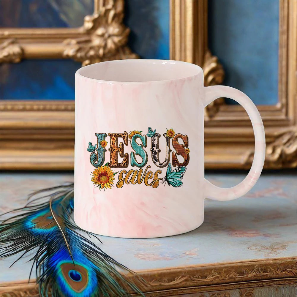 Colorful Ceramic Christian Mug Collection