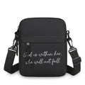 God Is Within Her, She Will Not Fall Crossbody Bag