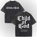 Jesus Is King Schriftzug Grafik T-Shirt Herren Damen Vintage Acid Wash Baumwolle Sommer Kurzarm Christian Harajuku Streetwear Tops