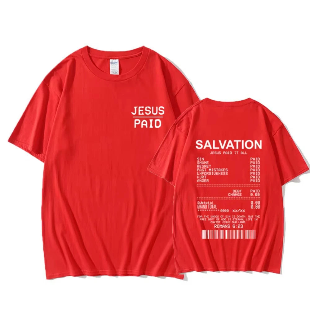 JESUS PAID Oversized T-Shirt Collection