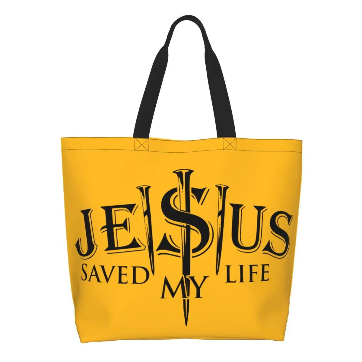Jesus Saved My Life Tote Bag