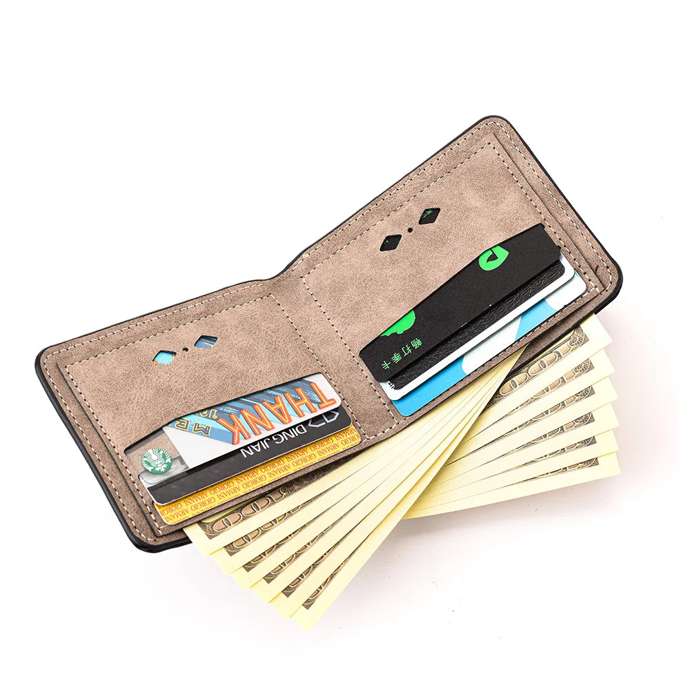 Fashion Short PU Leather Wallet