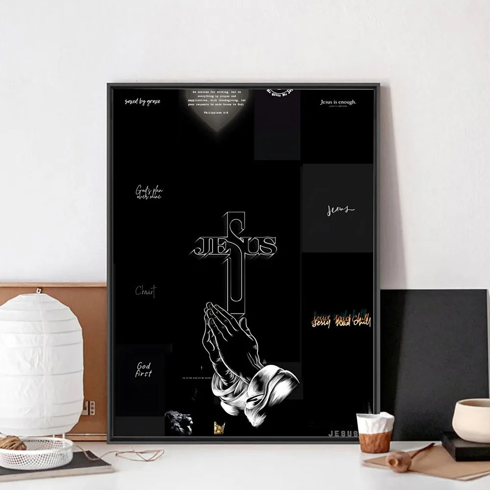 Christian Bedroom Canvas Poster Collection