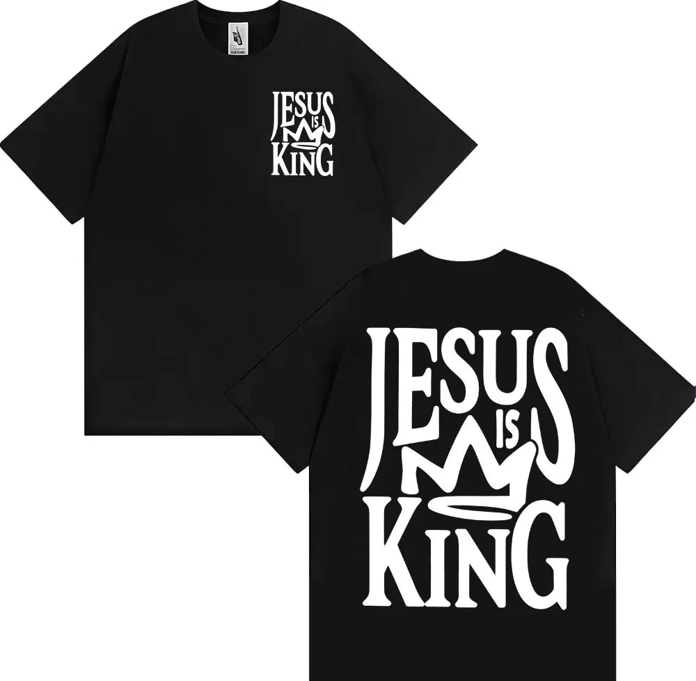 JESUS IS KING Oversized Vintage T-Shirt