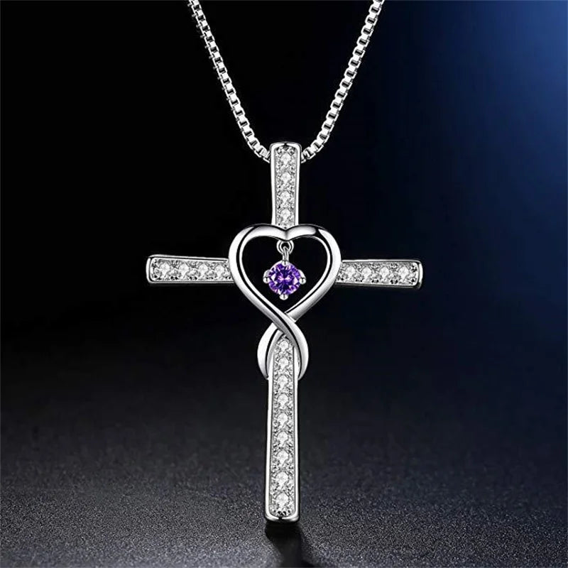 Eternal Love Crystal Cross