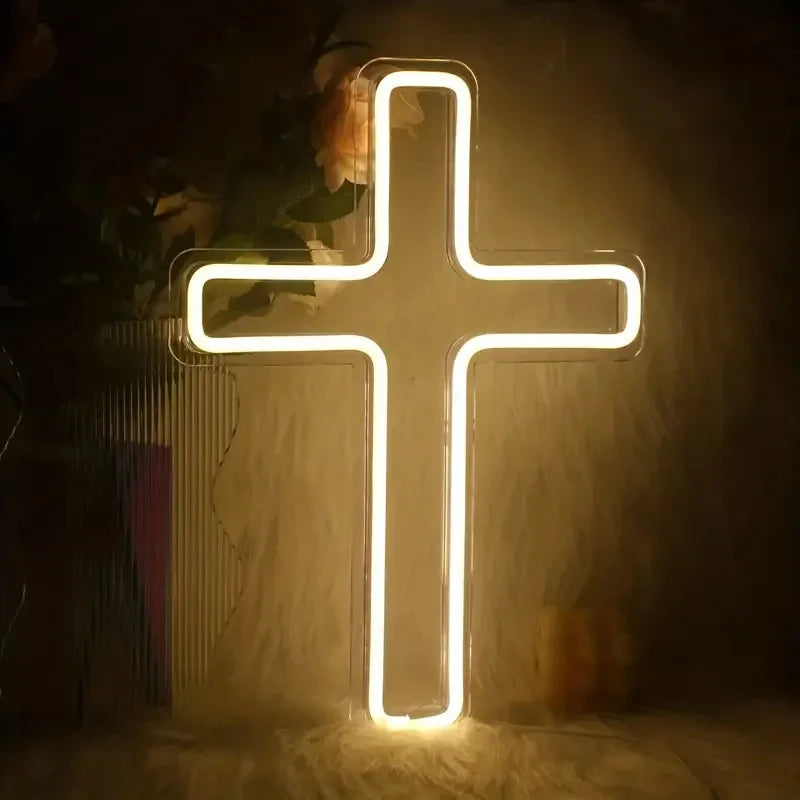 Cross Neon Sign