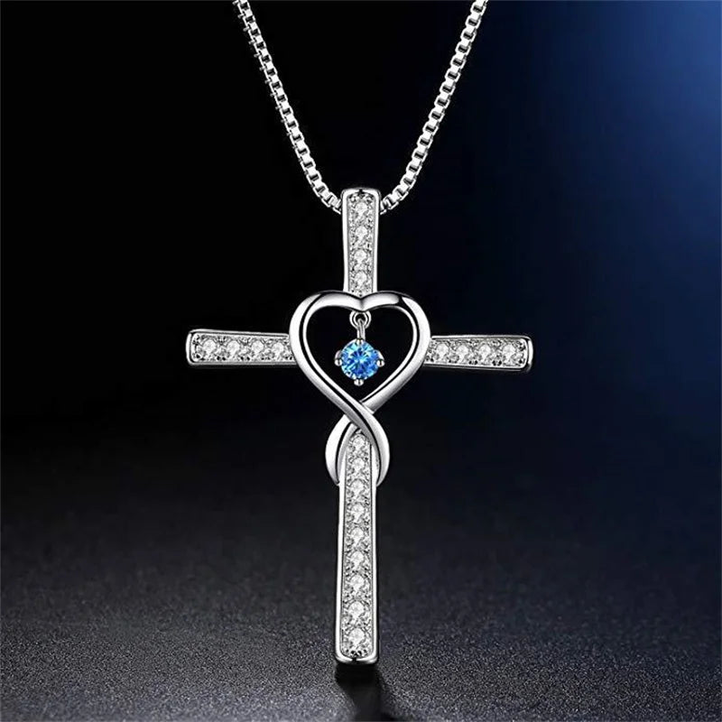 Eternal Love Crystal Cross