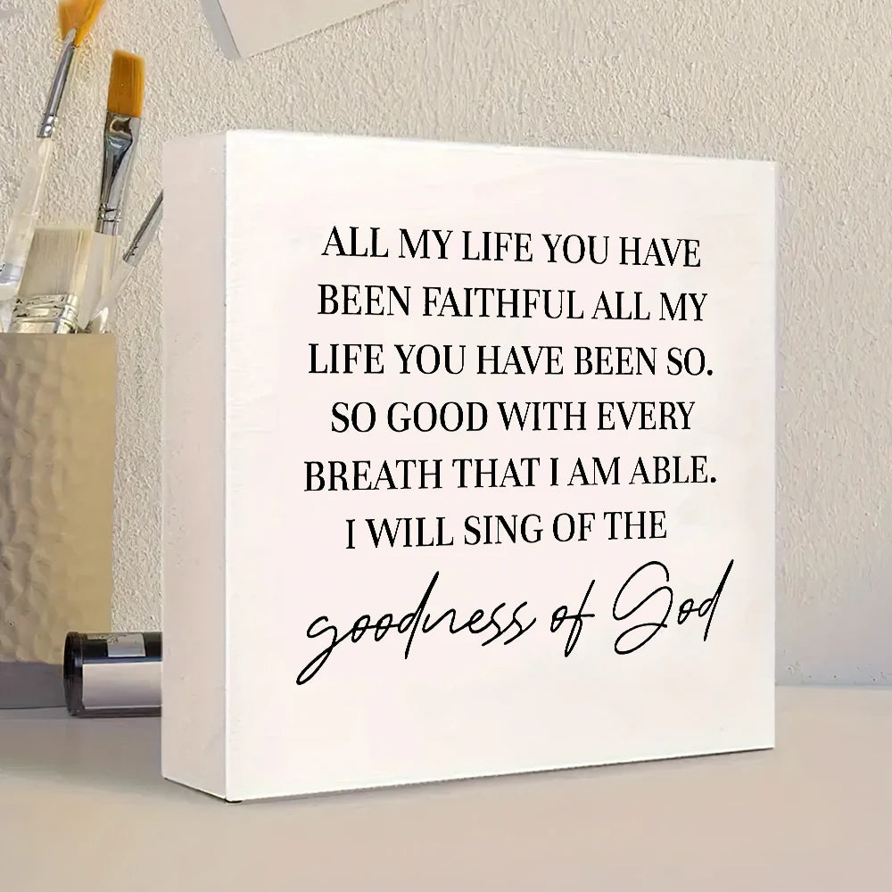 Goodness of God Wooden Plaque