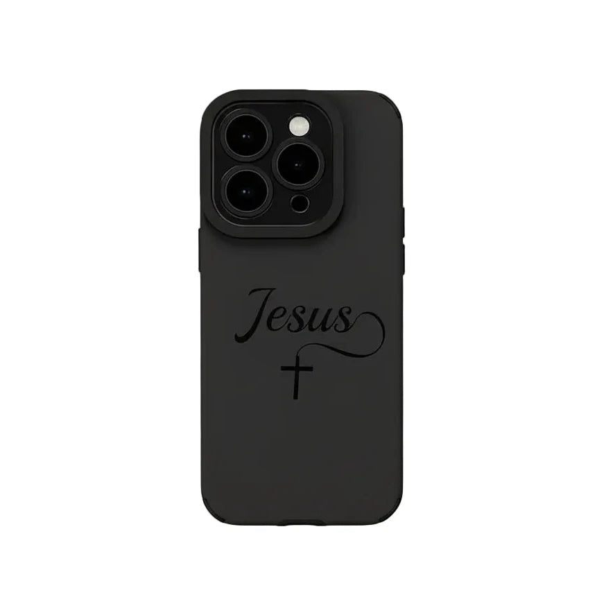 Suede Jesus iPhone Case