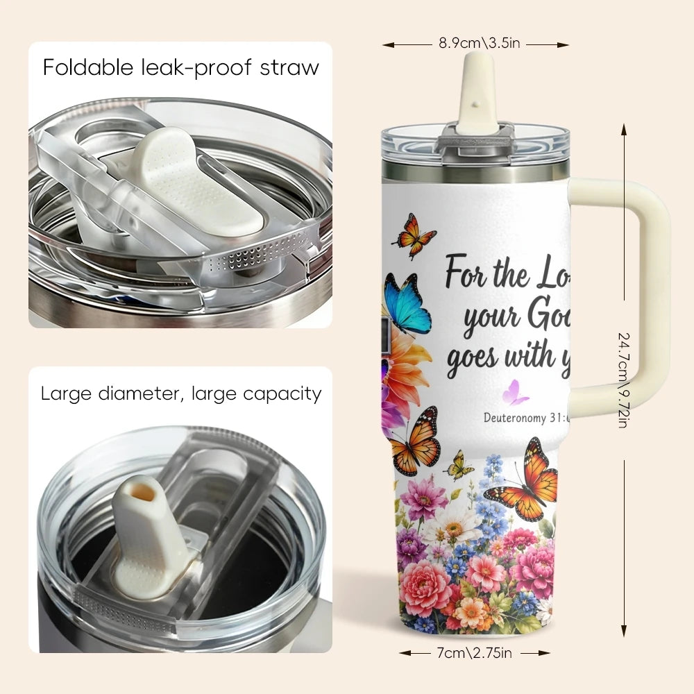 Floral Butterfly Insulated Tumbler Collection