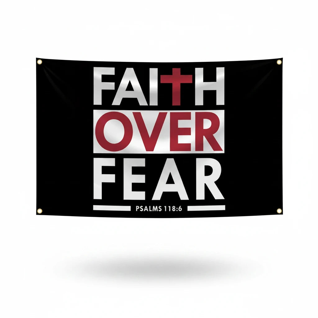 Faith Over Fear Tapestry