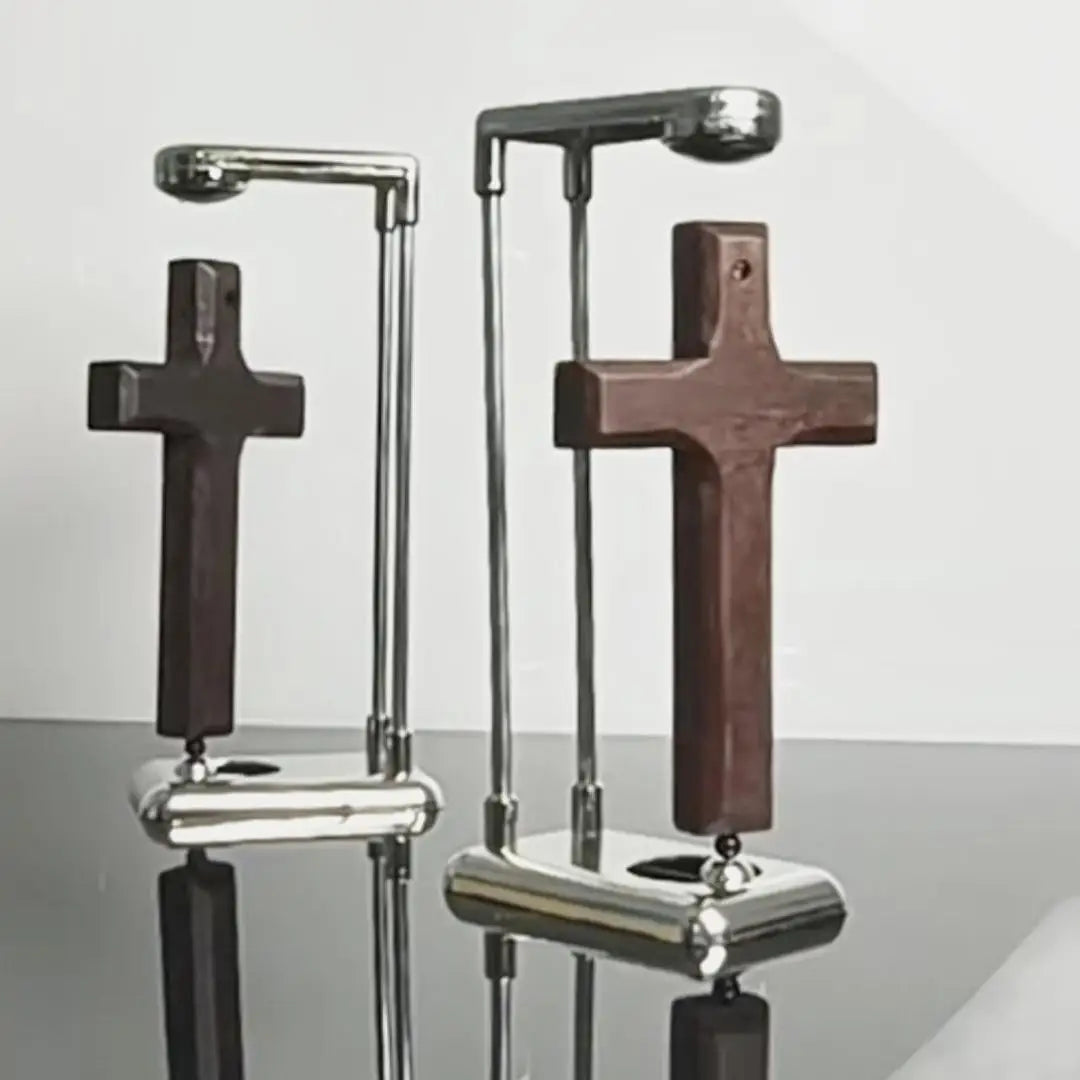 Magnetic Floating Cross Desk Ornament