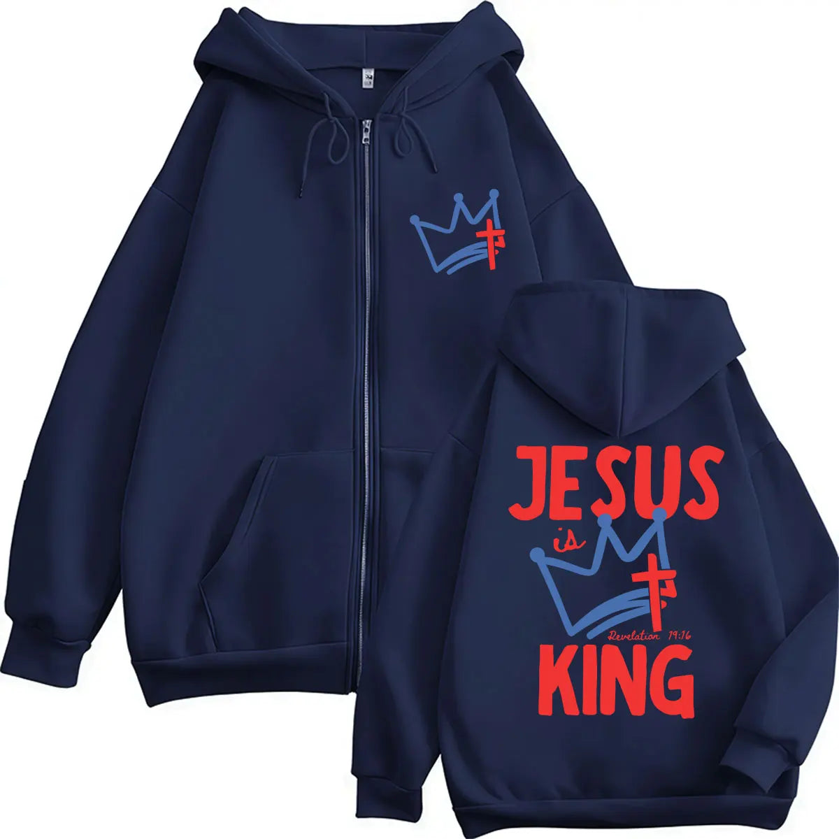 Jesus is King Revelation 19:16 Hoodie