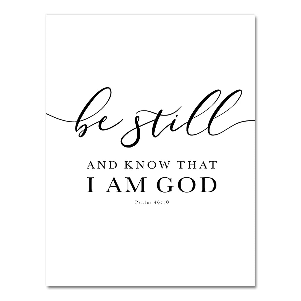 God's Word Scripture Canvas Posters