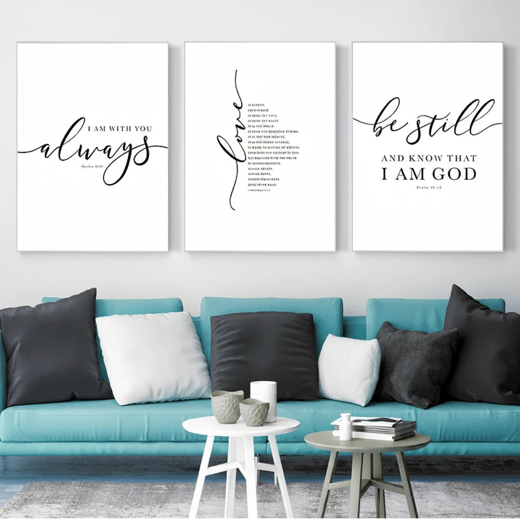God's Word Scripture Canvas Posters