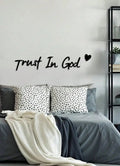 4-Piece Trust In God Metal Wall Decor