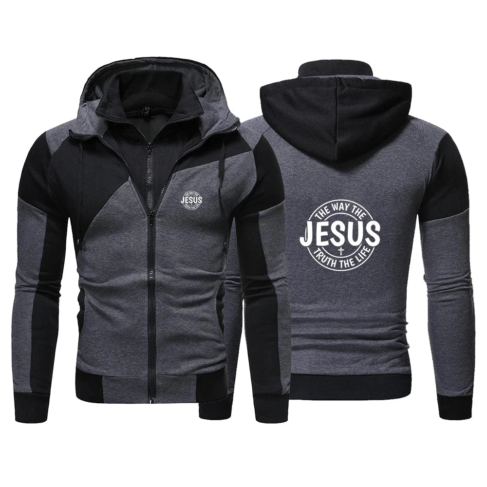 Jesus Way Truth Life Color-Blocked Jacket