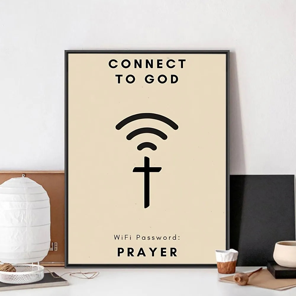 Christian Bedroom Canvas Poster Collection