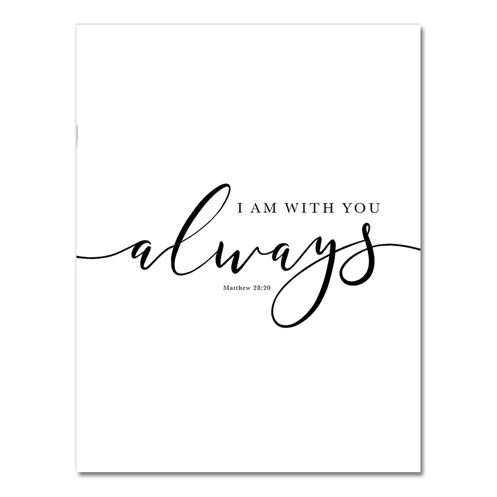 God's Word Scripture Canvas Posters