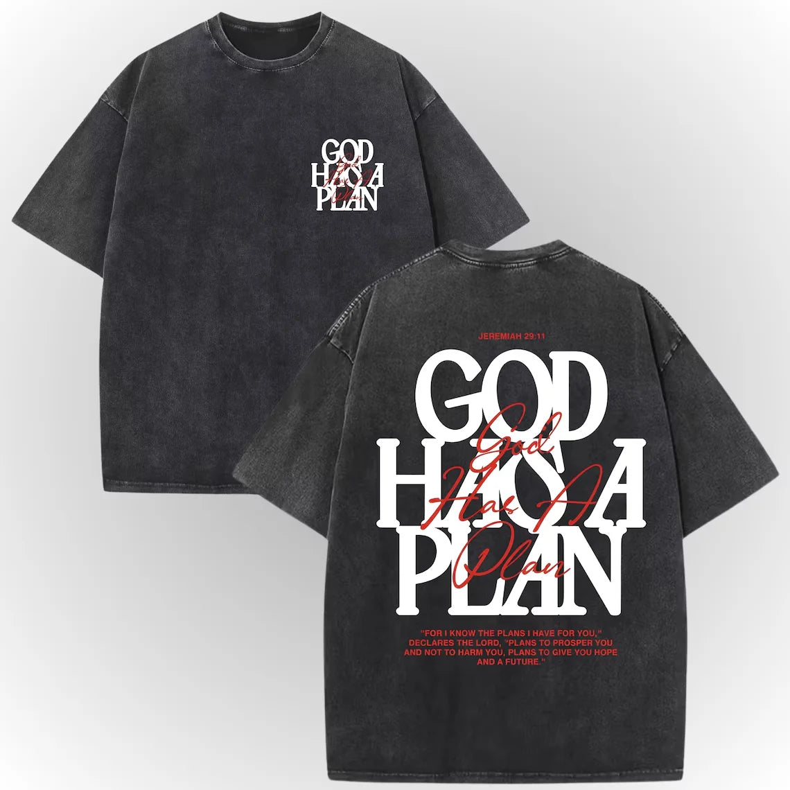 God's Plan Vintage Washed T-Shirt