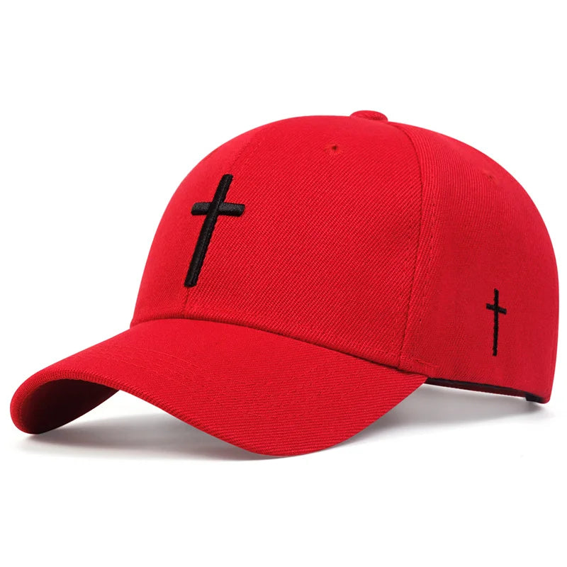 Cross Embroidery Baseball Cap