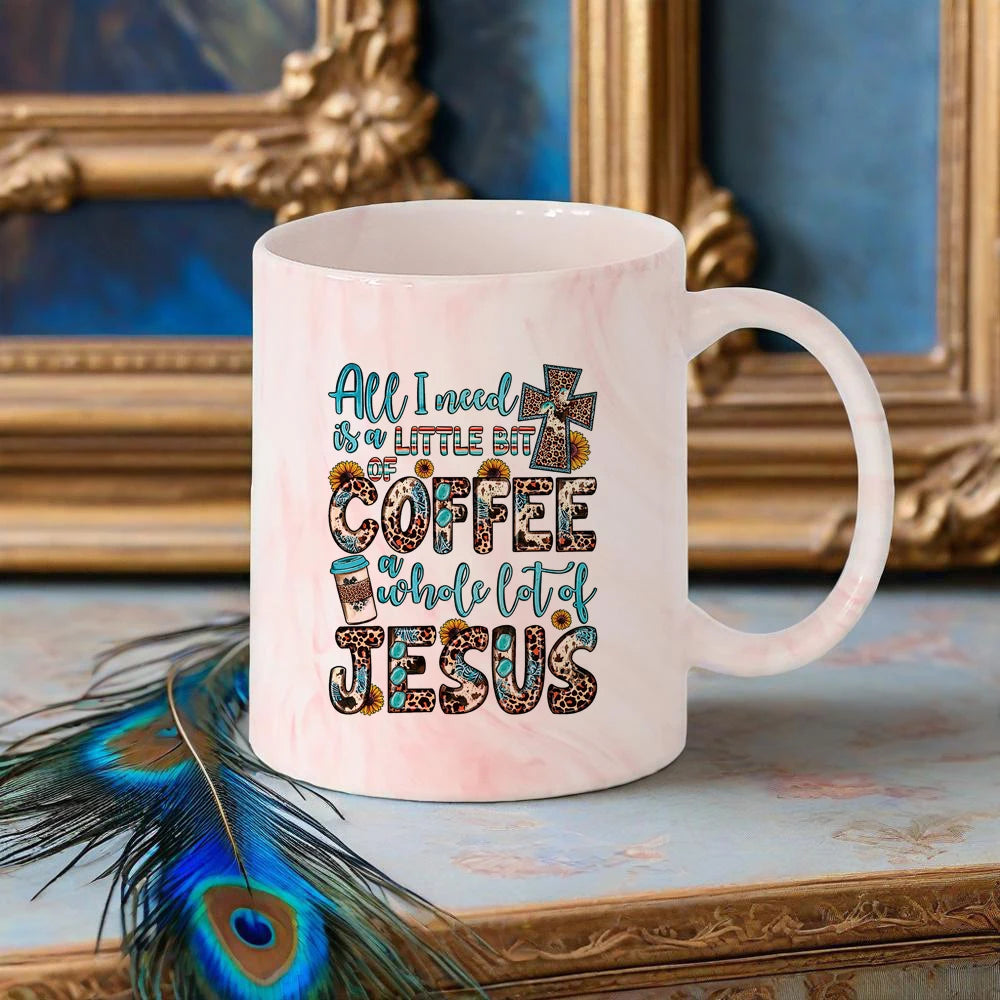 Colorful Ceramic Christian Mug Collection