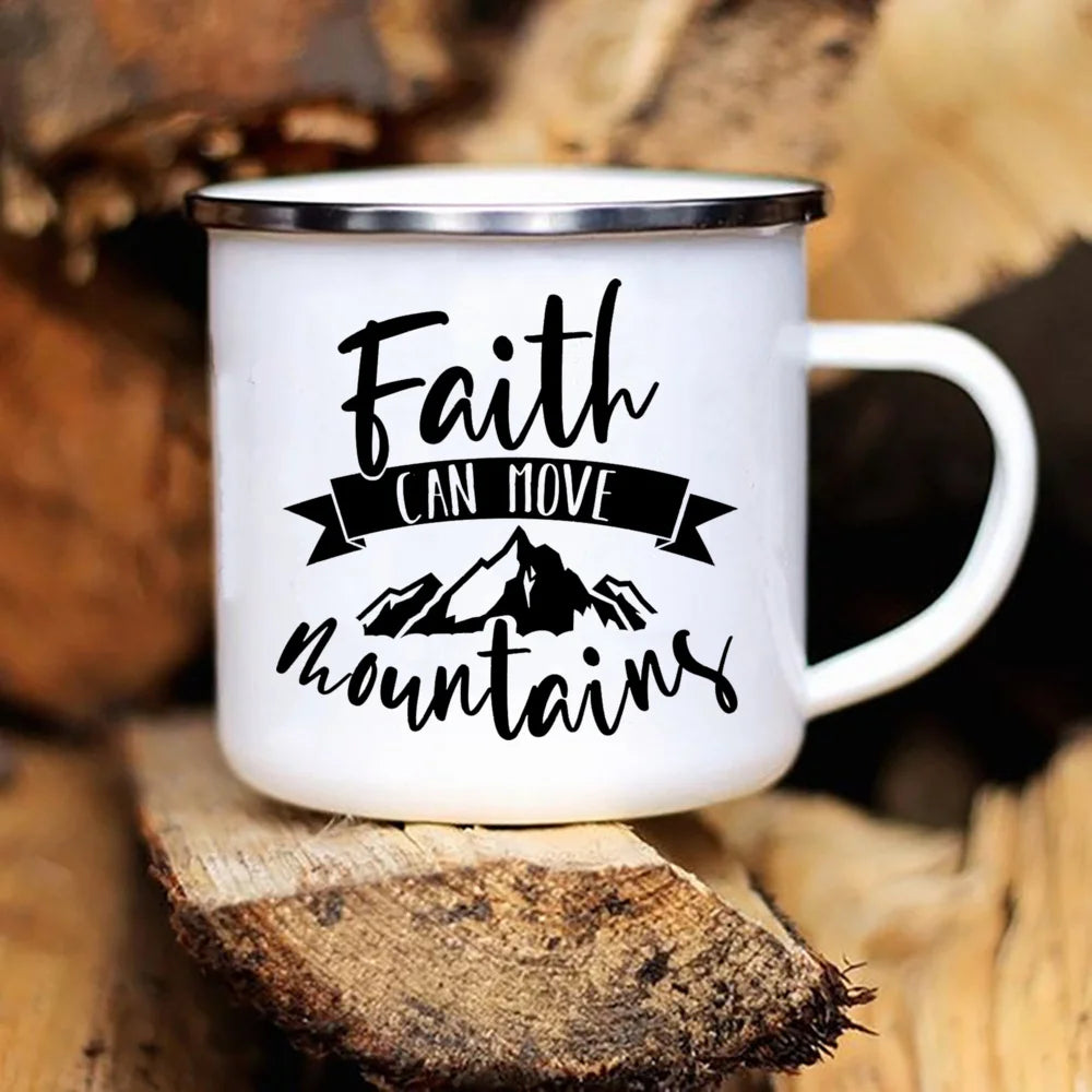 Faith Can Move Mountains Camping Mug Collection