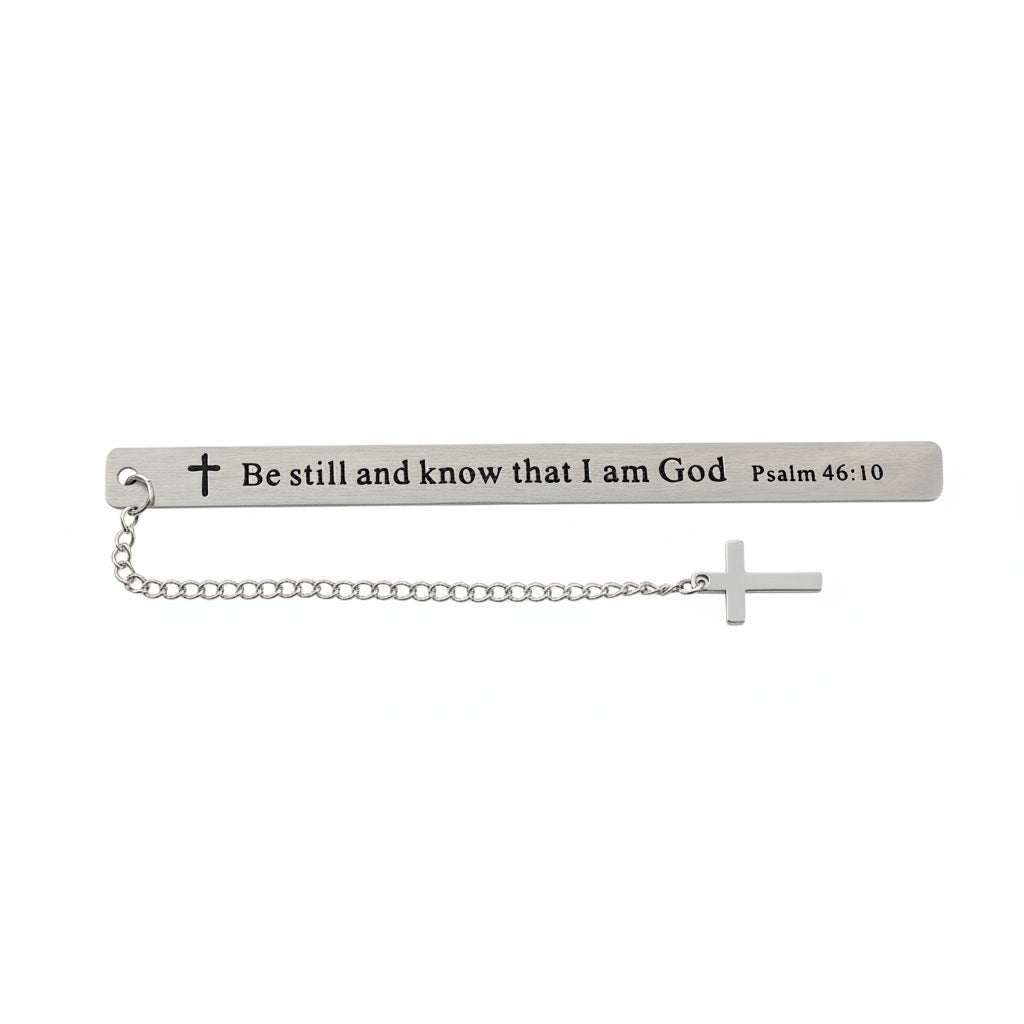 Psalm 46:10 Be Still Stainless Steel Bookmark