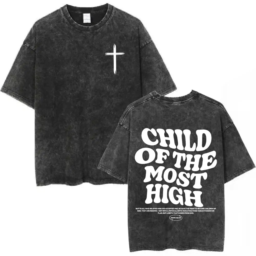 John 1:12-13 Washed T-Shirt