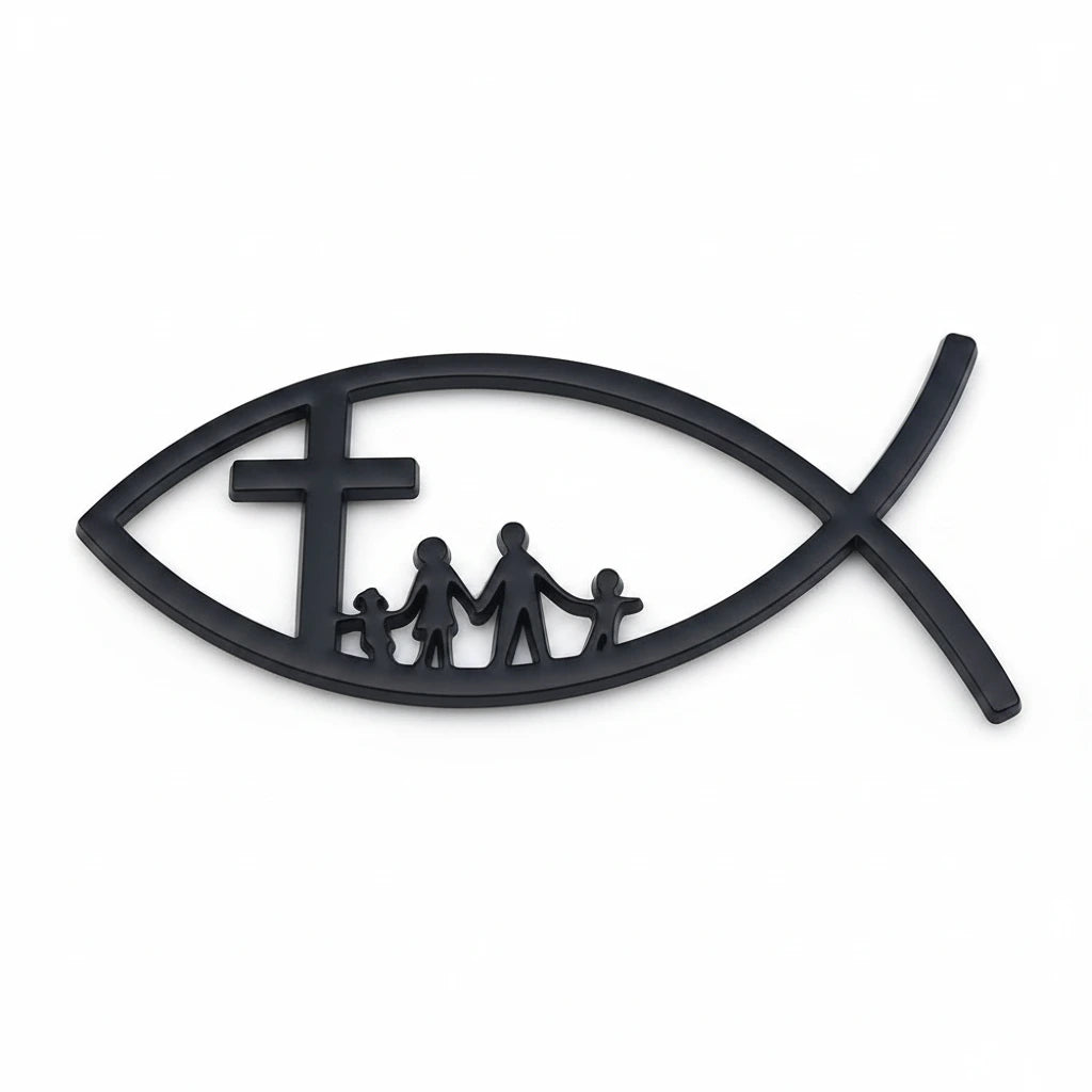 Ichthys 3D Metal Car Emblem