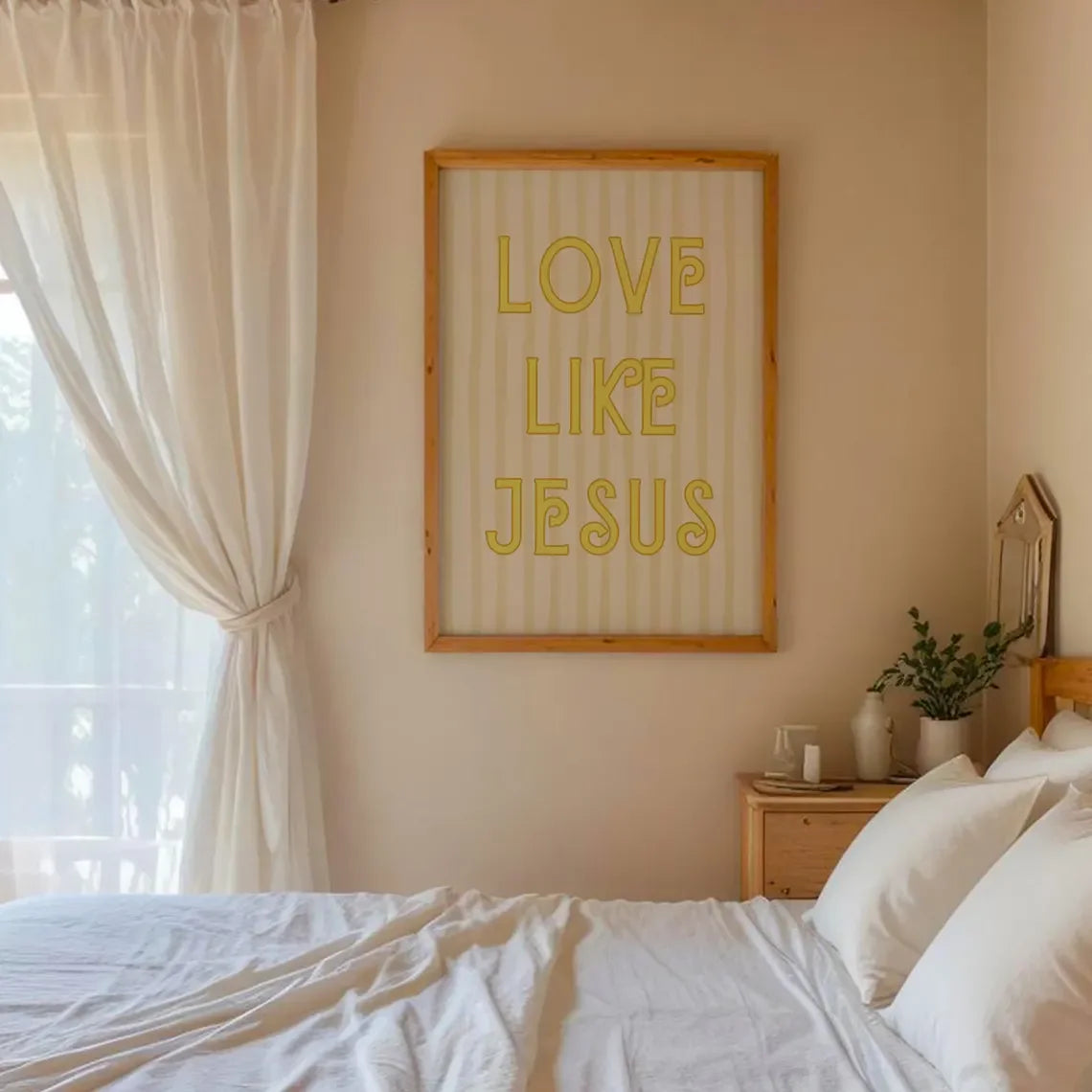 Love Like Jesus Canvas Poster Collection