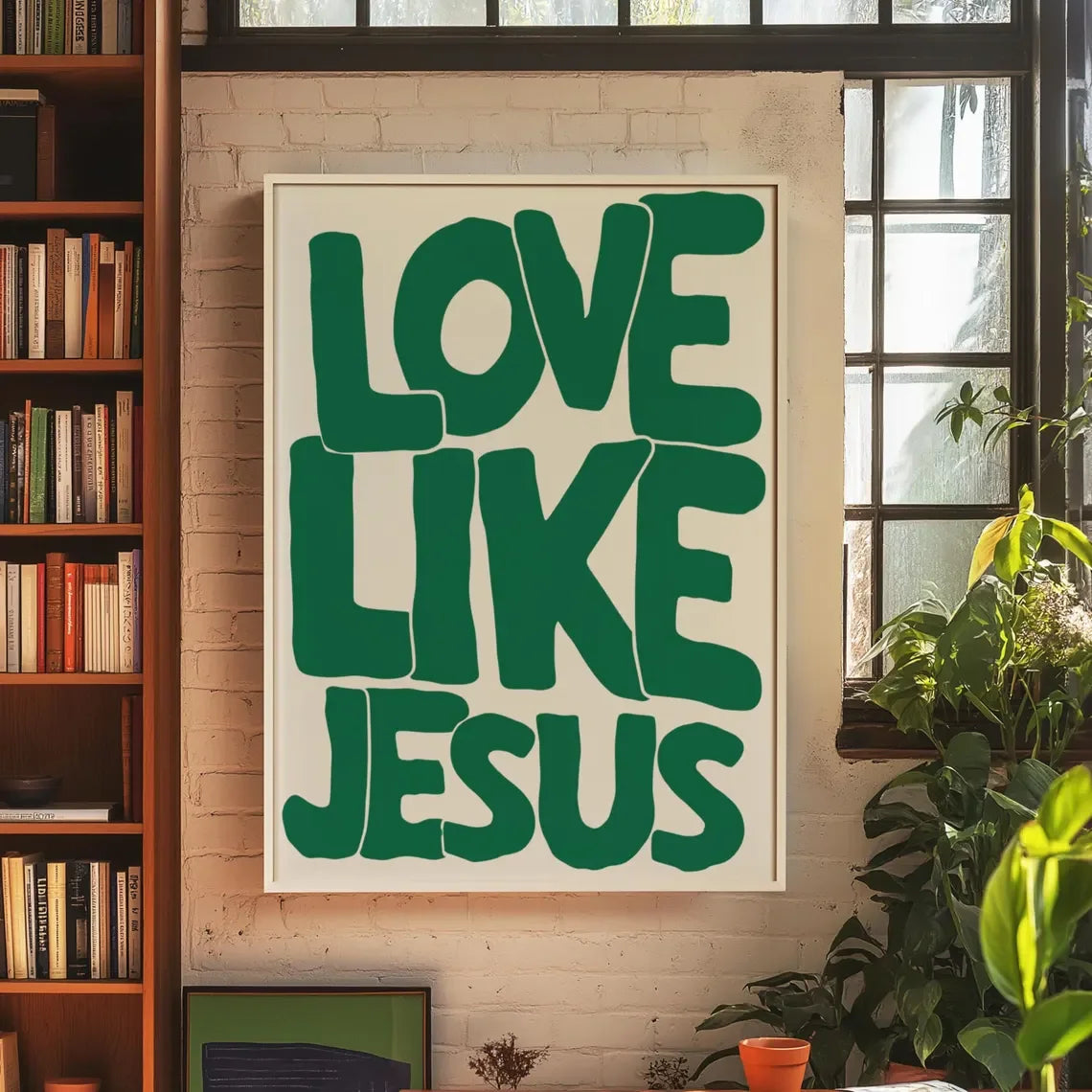 Love Like Jesus Canvas Poster Collection