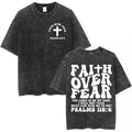 PSALMS 118:6 Washed T-Shirt