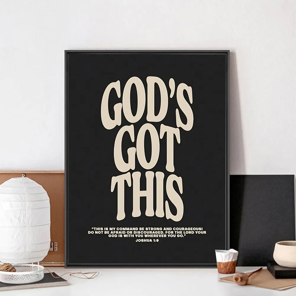 Christian Bedroom Canvas Poster Collection