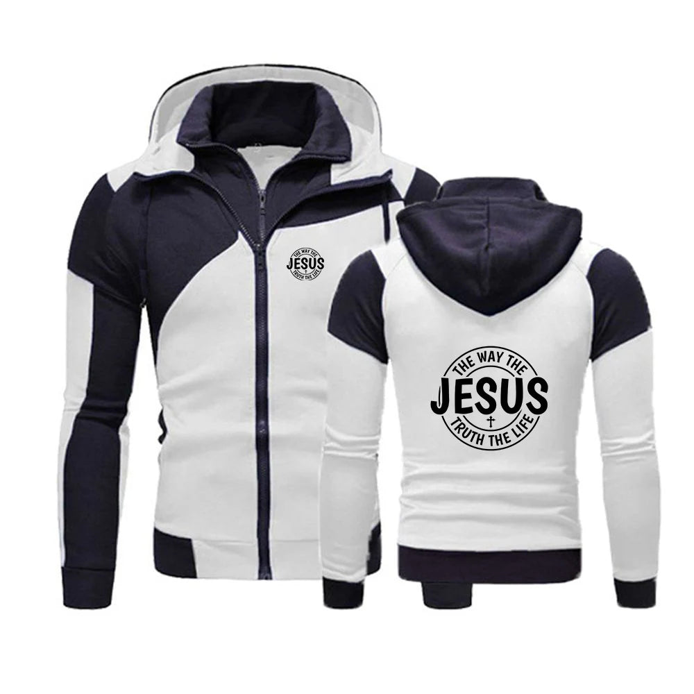 Jesus Way Truth Life Color-Blocked Jacket