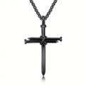 Three Nails Cross Necklace